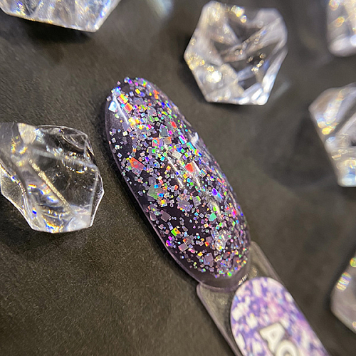 Patrisa nail, Diamond Gel - гель для дизайна с глиттером (Agate), 5 гр