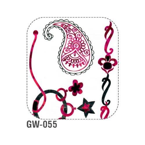 Irisk, Flash тату переводные (GW-055) Irisk, Flash тату переводные (GW-055)