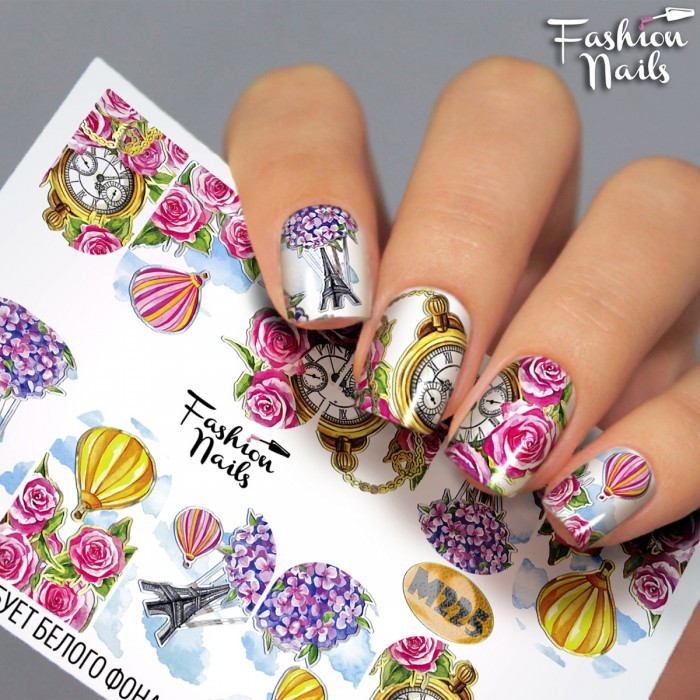 Fashion Nails, слайдер-дизайн "Metallic" №225 Fashion Nails, слайдер-дизайн "Metallic" №225