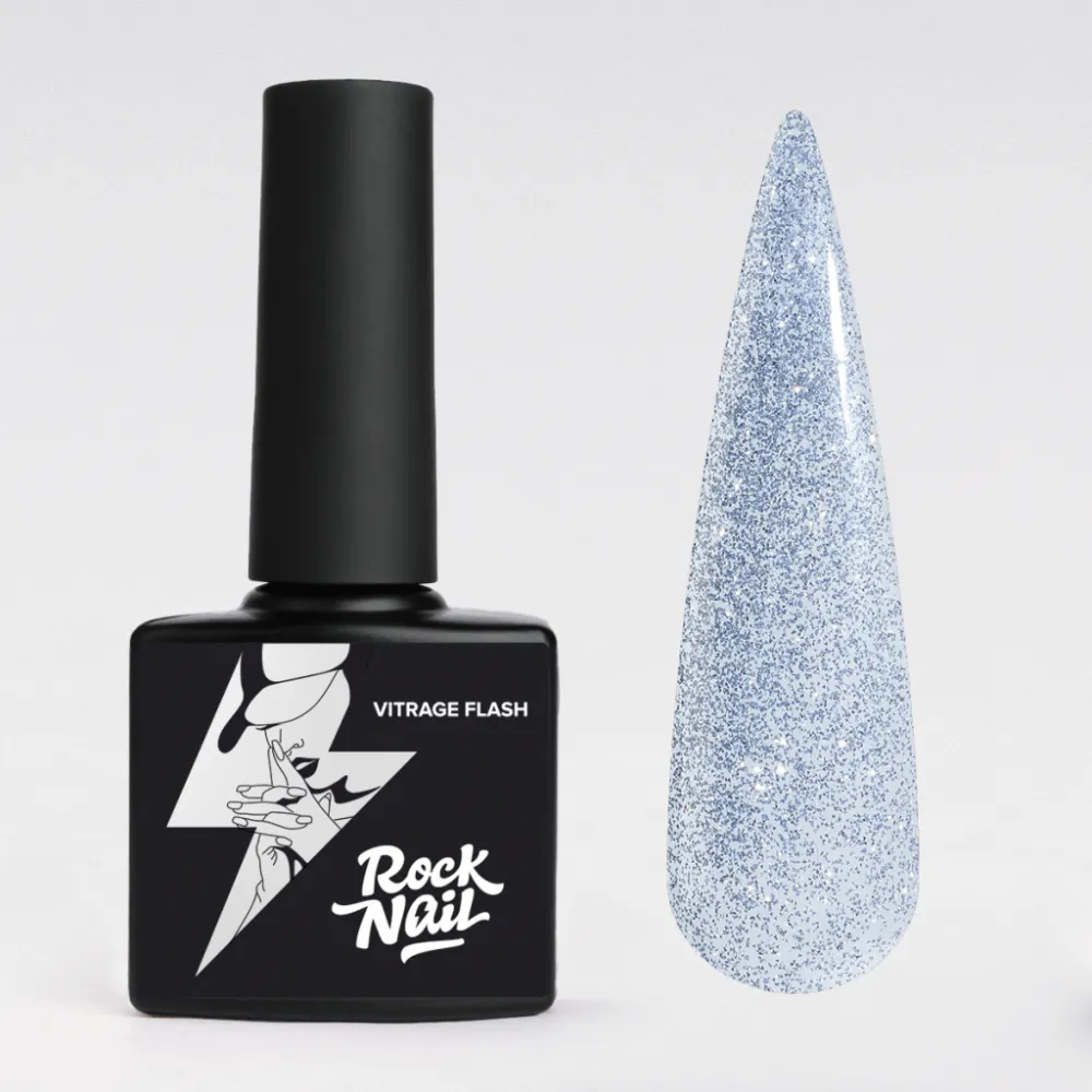 RockNail, Vitrage Flash - гель-лак №347, 10 мл RockNail, Vitrage Flash - гель-лак №347, 10 мл