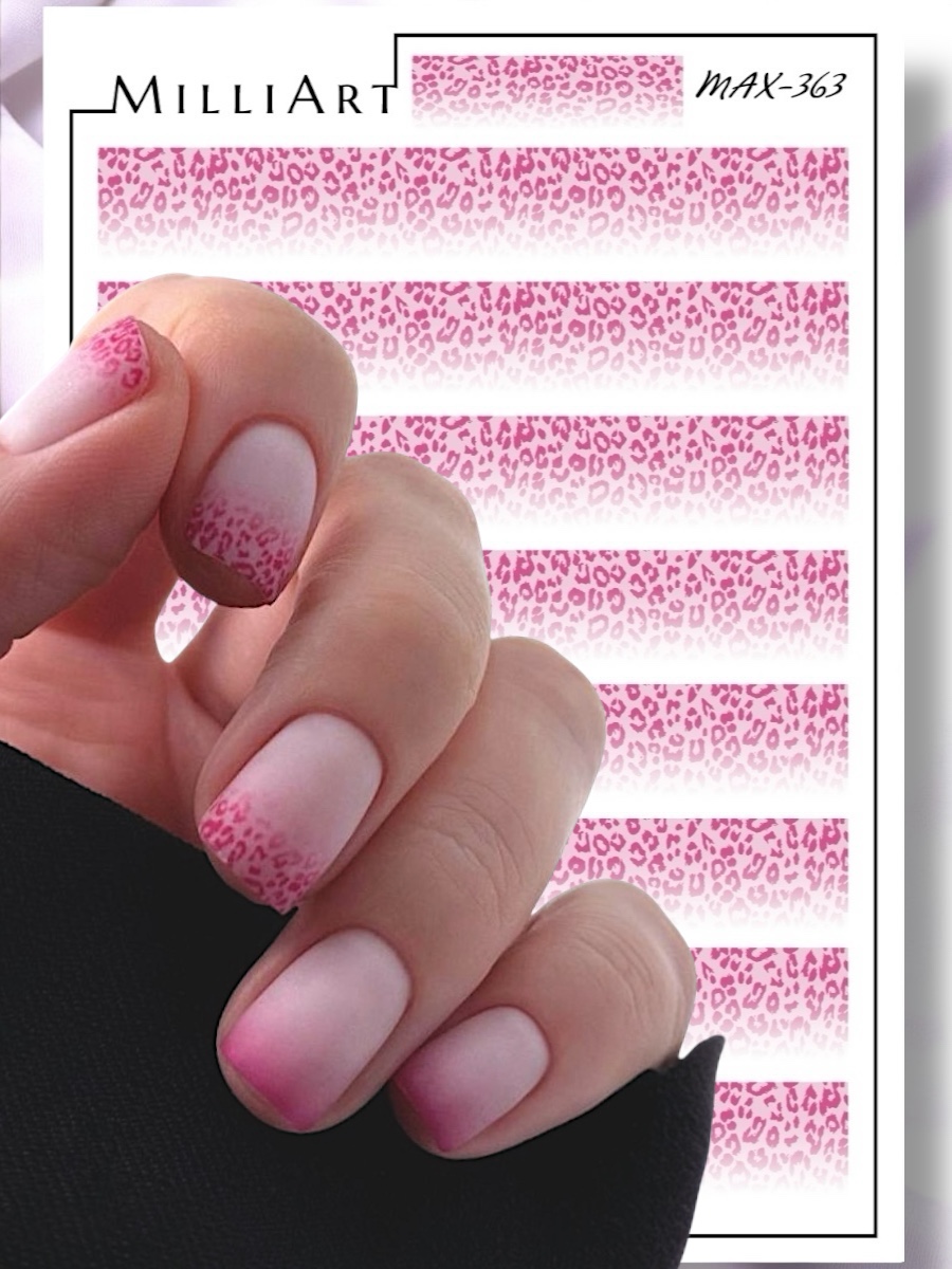 Дизайн ногтей. Товар: Anna Tkacheva, слайдер-дизайн MilliArt Max-363