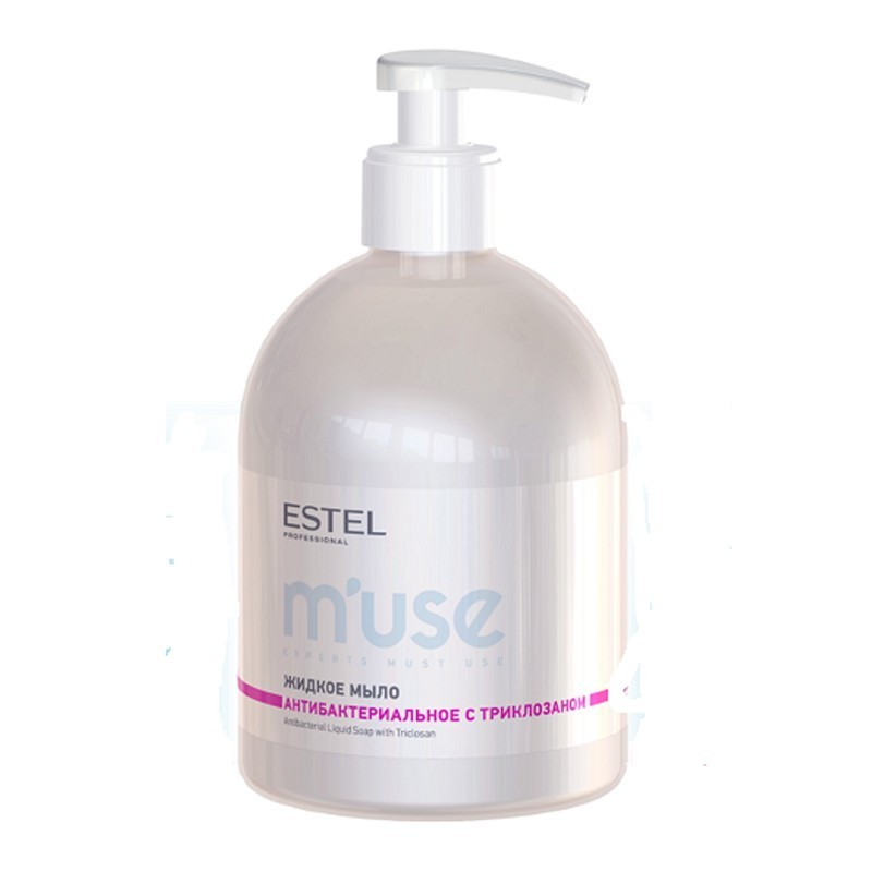 Estel, M’USE - жидкое мыло антибактериальное с триклозаном, 475 мл