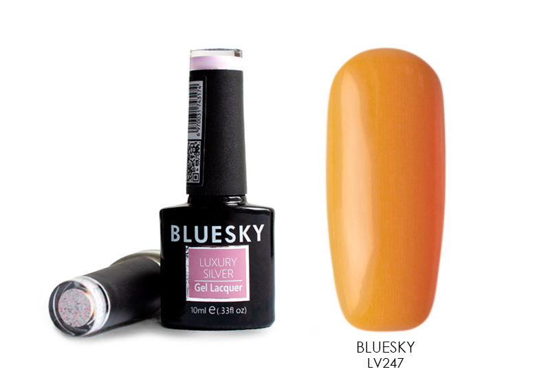 Bluesky, гель-лак Luxury Silver (LV247), 10 мл Bluesky, гель-лак Luxury Silver (LV247), 10 мл