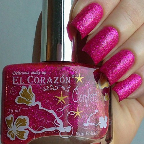 EL Corazon, лак для ногтей (Confetti 516a) 16 мл