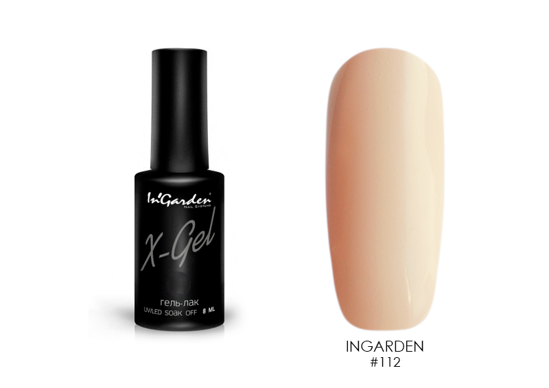 Ingarden, гель-лак X-Gel (№112), 8 мл Ingarden, гель-лак X-Gel (№112), 8 мл