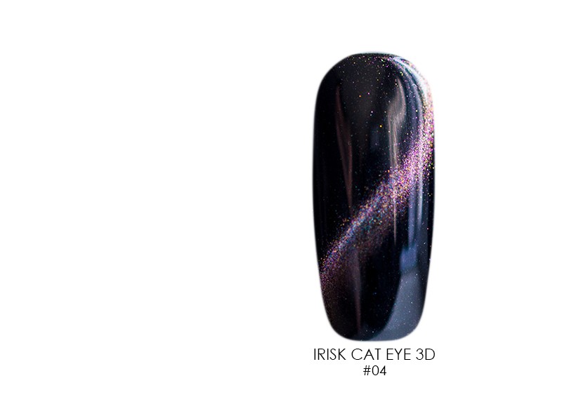 Irisk, гель-лак 3D Cat Eye (№04), 10гр