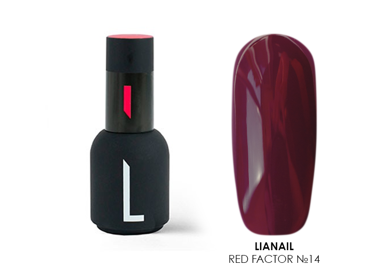 Lianail, гель-лак Red Factor №14, 10 мл