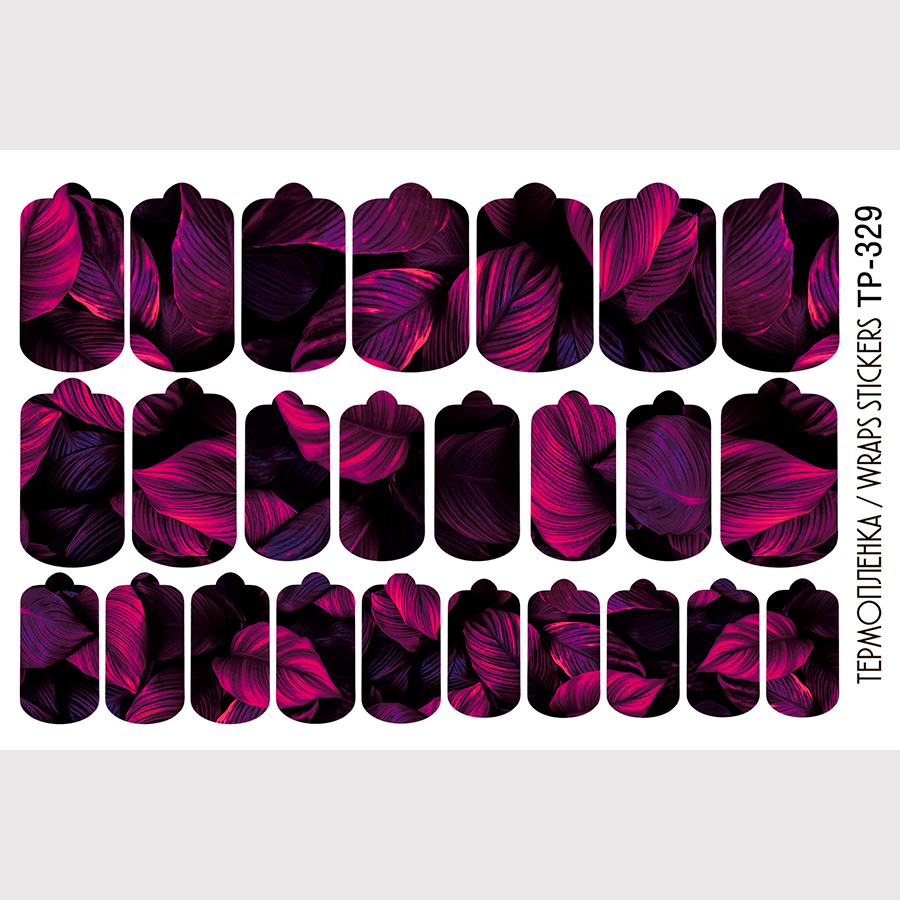 Anna Tkacheva, наклейки пленки для дизайна ногтей TP-329 Anna Tkacheva, наклейки пленки для дизайна ногтей TP-329