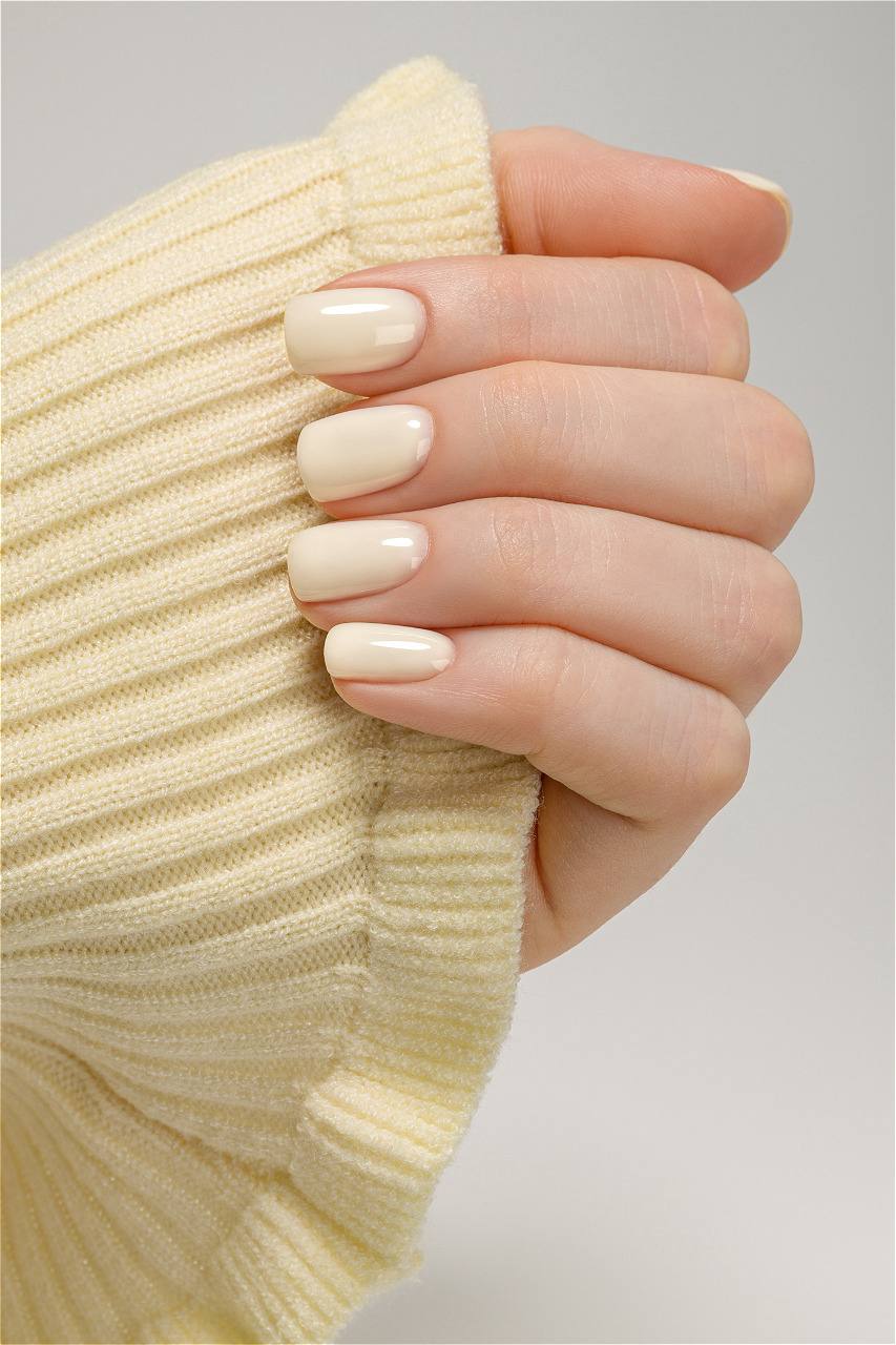 Дизайн ногтей. Товар: Runail, камуфлирующий УФ-гель №9969 (Сгущенное молоко), 15 гр