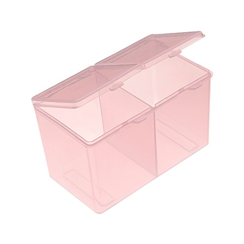 Irisk, бокс пластиковый универсальный (125х70х70мм, розовый)