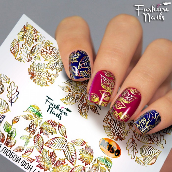 Fashion Nails, слайдер-дизайн "Metallic" №150