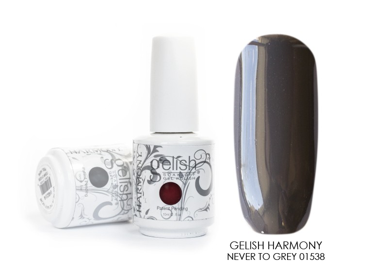 Gelish Harmony, гель-лак mini (Never To Grey 01538), 9 мл