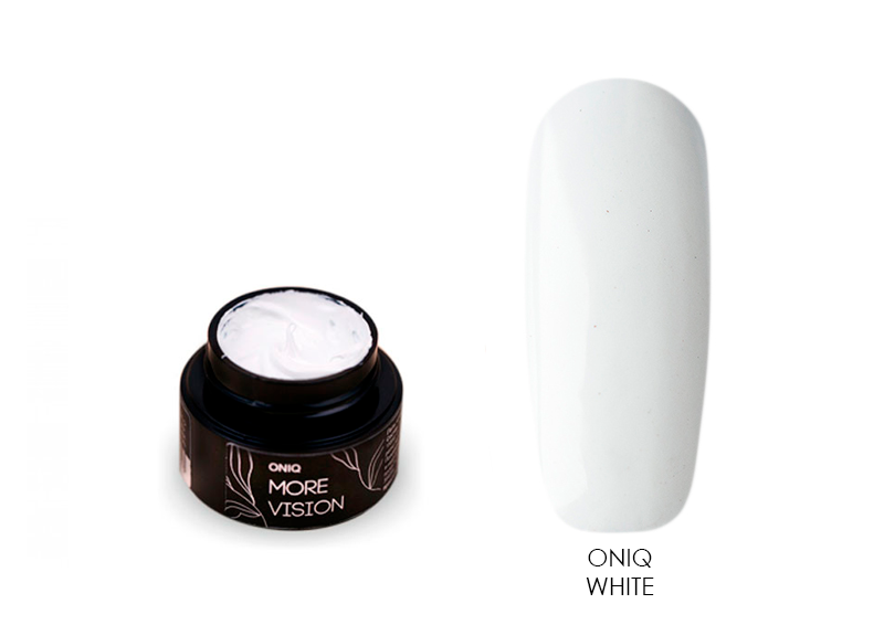 ONIQ, гель-краска для нейл-арта (More vision: White is the New Black), 5 мл