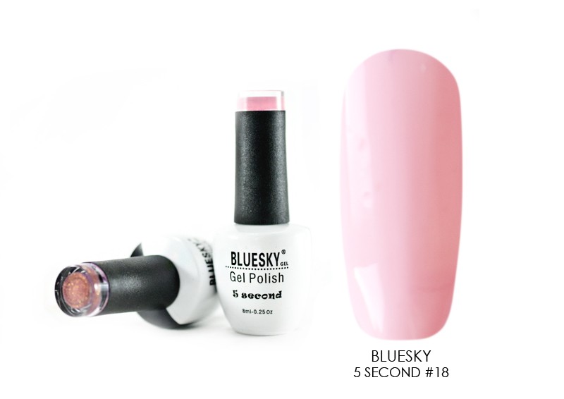 BlueSky, гель-лак "5 second" №18, 8 мл