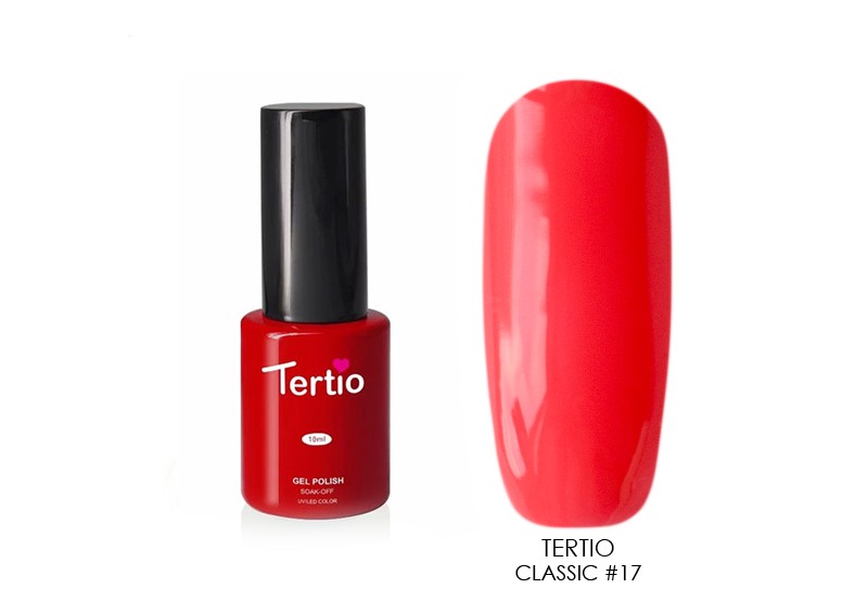 Tertio, гель-лак "Classic Eco line" (№017), 10 мл