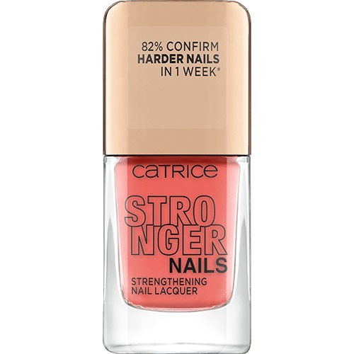 Catrice, STRONGER NAILS STRENGTHENING NAIL LACQUER - лак для ногтей (02 Burly Coral)