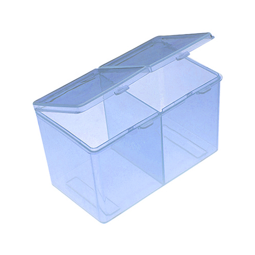 Irisk, бокс пластиковый универсальный (125х70х70мм, синий)