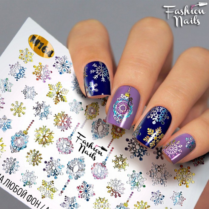 Fashion Nails, слайдер-дизайн "Metallic" №164