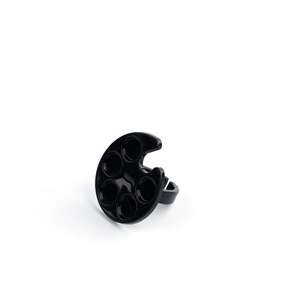 Tnl, универсальное пластиковое кольцо для смешивания (черное), 10 шт