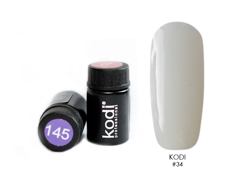Kodi, цветная гель-краска биогель с липким слоем (№34), 4 мл