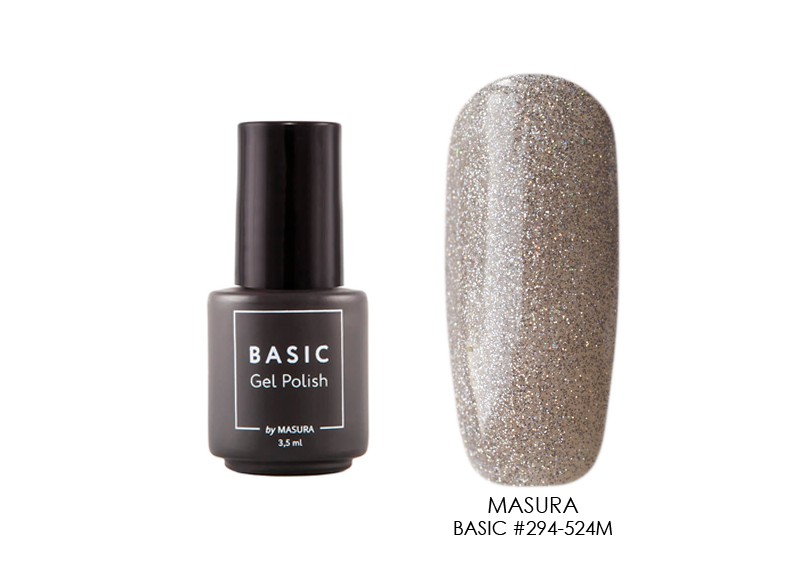Masura Basic, гель-лак (Голографический Нюд), 3.5 мл