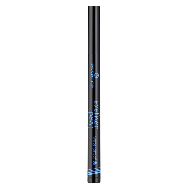 Essence, eyeliner pen waterproof — водостойкая подводка для глаз (черный т.01)