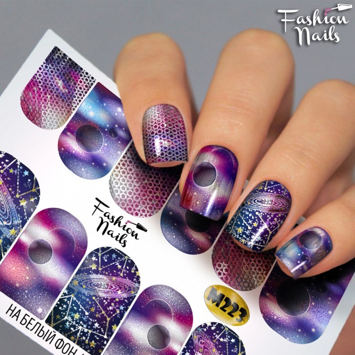 Fashion Nails, слайдер-дизайн "Metallic" №223 Fashion Nails, слайдер-дизайн "Metallic" №223