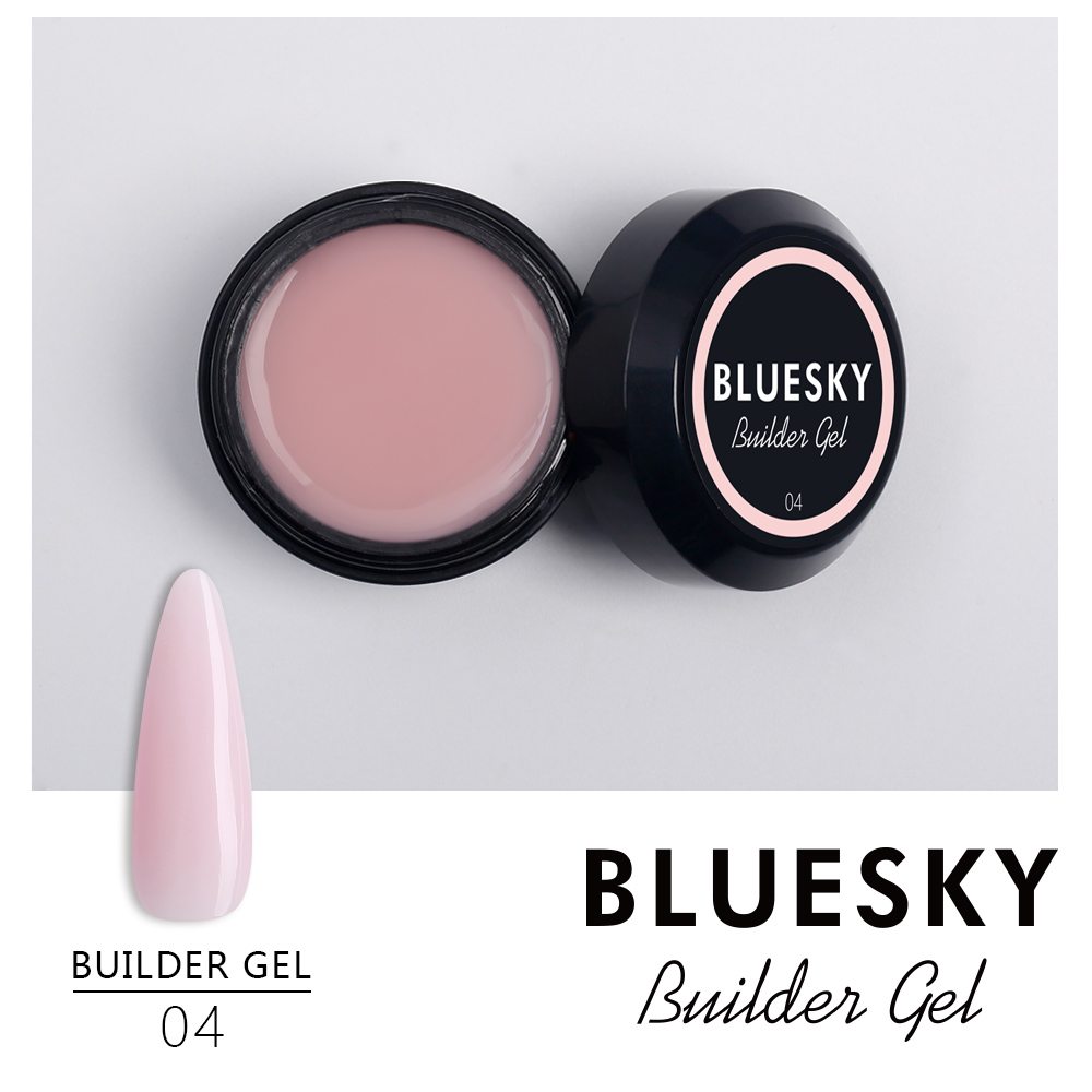 BlueSky, Builder gel - моделирующий гель (камуфлирующий розовый №04), 15 мл BlueSky, Builder gel - моделирующий гель (камуфлирующий розовый №04), 15 мл