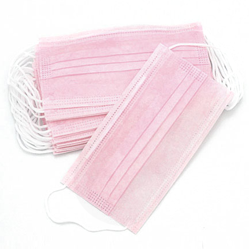 Archdale, маска защитная для мастера маникюра 3-х слойная (розовая), 50 шт