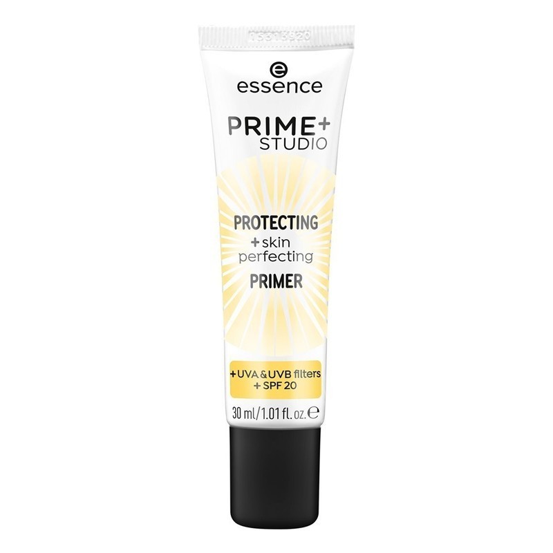 Essence, PRIME+ STUDIO protecting +skin perfecting primer - праймер для лица, 30 мл