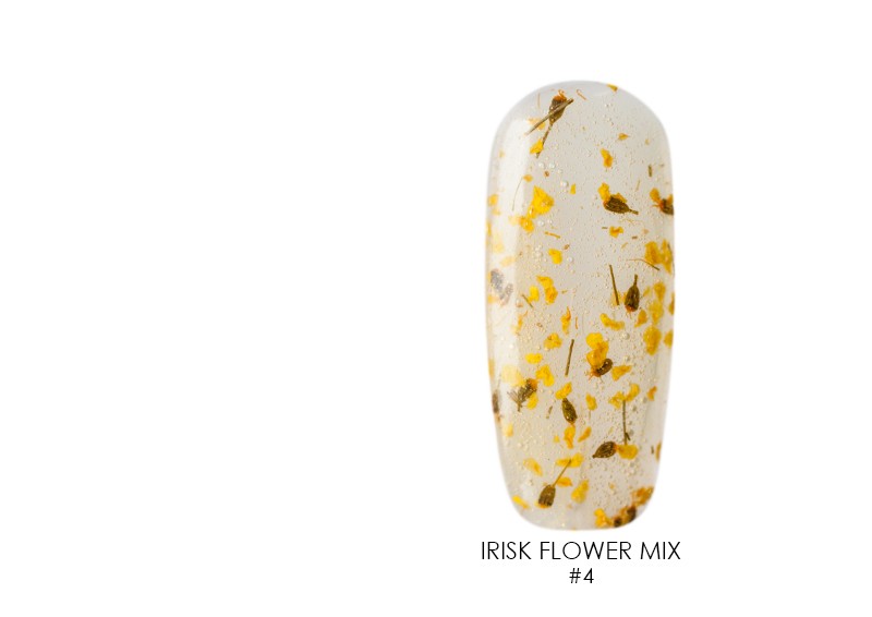Irisk, гель-лак каучуковый "Flower Mix" (№04), 5 мл