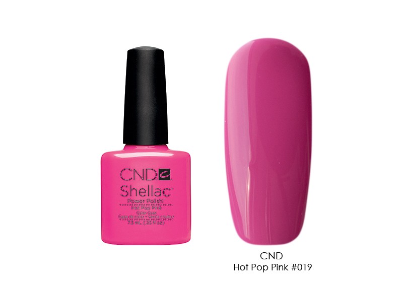 CND Shellac, гель-лак (Hot Pop Pink №91985), 7,3 мл
