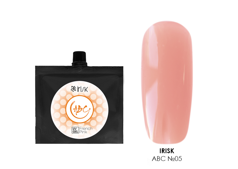 Irisk, ABC - гель в дой-паке с дозатором №05 (French Pink), 100мл