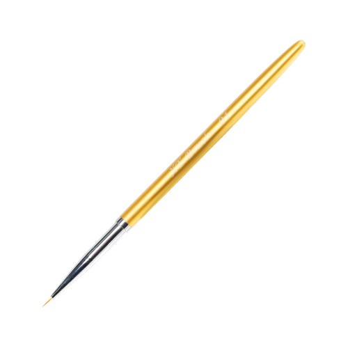 Irisk, кисть для прорисовки ультратонкий ворс №1 (золотая ручка)