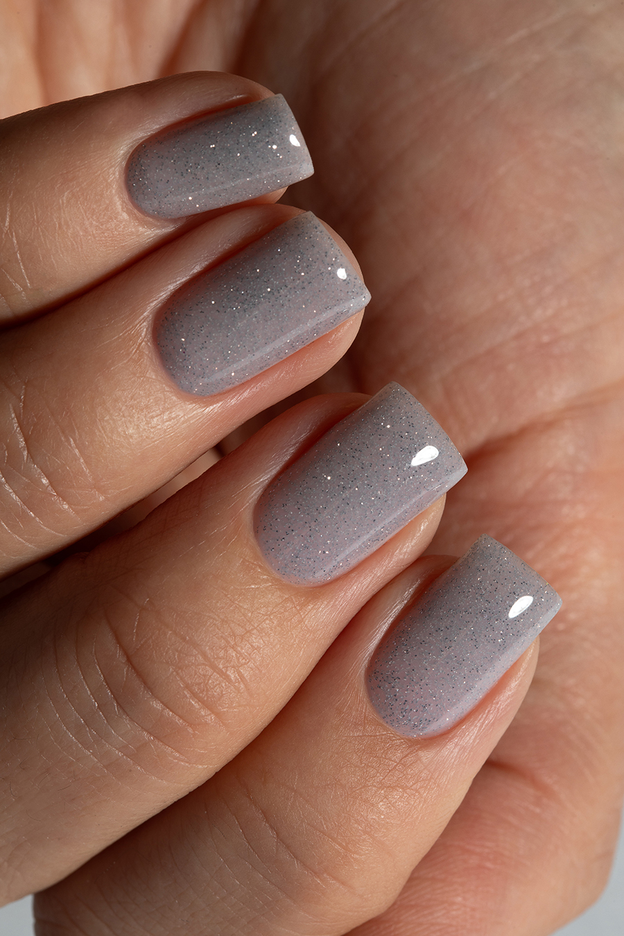 Дизайн ногтей. Товар: MoodNail, Party set Spark - светоотражающий гель-лак (серебро), 10 гр