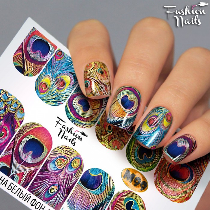 Fashion Nails, слайдер-дизайн "Metallic" №99