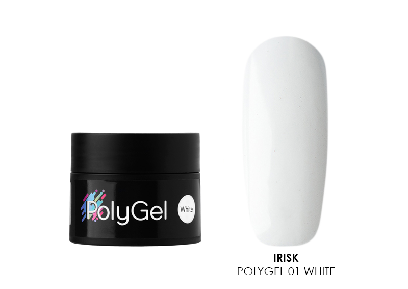 Irisk, PolyGel - полигель в банке (01 White), 20 гр