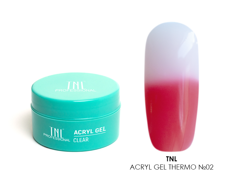 TNL, Acryl Gel Thermo - полигель с термо эффектом (№02 коралловый/ светло-розовый), 18 мл