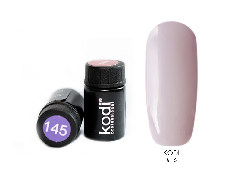 Kodi, цветная гель-краска биогель с липким слоем (№16), 10 мл