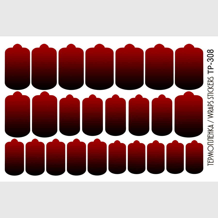 Anna Tkacheva, наклейки пленки для дизайна ногтей TP-308