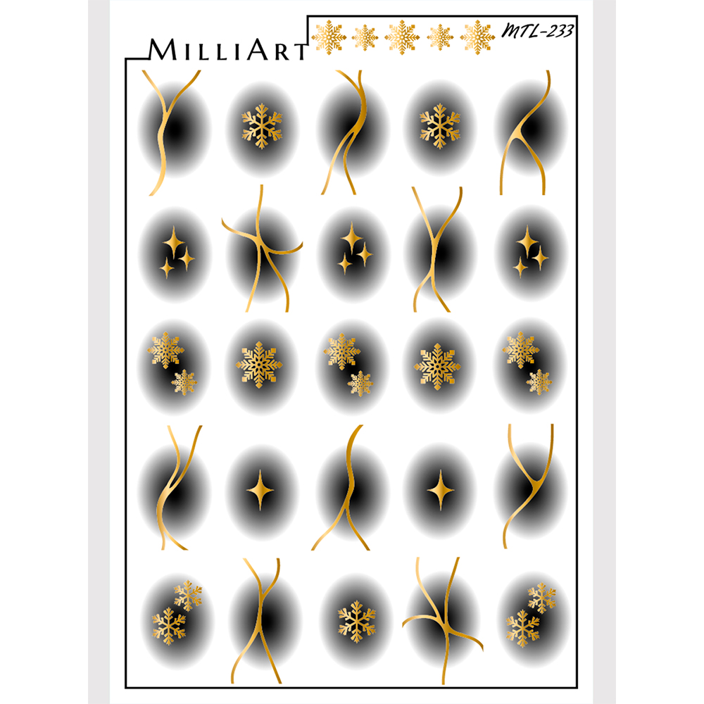 Anna Tkacheva, слайдер-дизайн MilliArt металлик MTL-233 Anna Tkacheva, слайдер-дизайн MilliArt металлик MTL-233