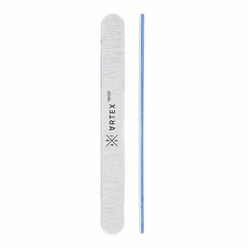 Artex, пилка для ногтей прямая узкая (180/220 грит)