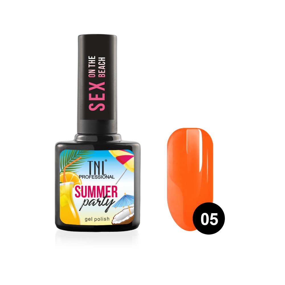 TNL, гель-лак (Sex on the beach №05), 10 мл TNL, гель-лак (Sex on the beach №05), 10 мл