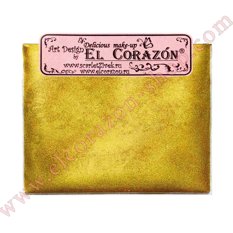 El Corazon, перламутры для дизайна ногтей №p-01 (золото)