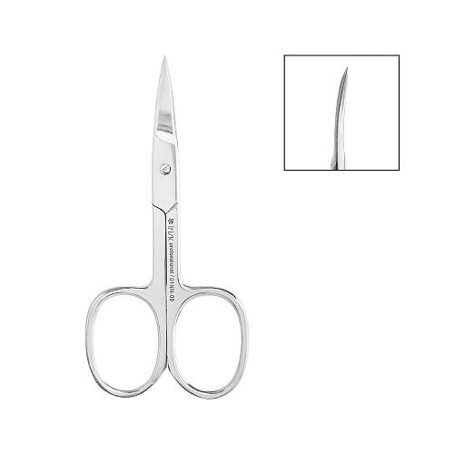 Irisk, ножницы для ногтей (01NN-09, глянцевые, изогнутые, 9 см)