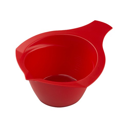 Irisk, чаша для смешивания краски с ручкой (Красная), 300мл
