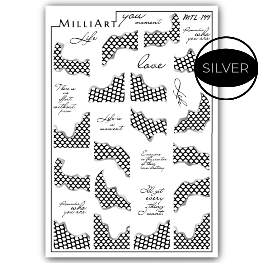 Anna Tkacheva, слайдер-дизайн MilliArt металлик MTL-199 Anna Tkacheva, слайдер-дизайн MilliArt металлик MTL-199