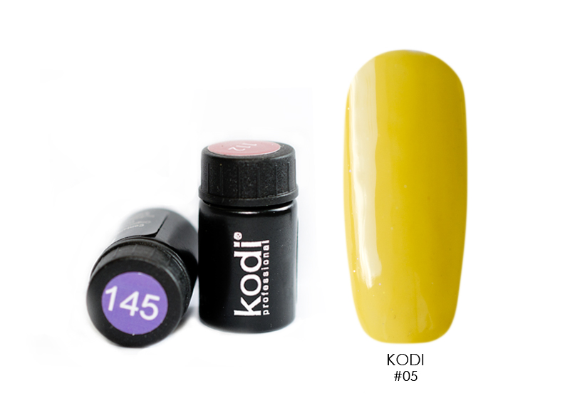 Kodi, цветная гель-краска биогель с липким слоем (№05), 4 мл