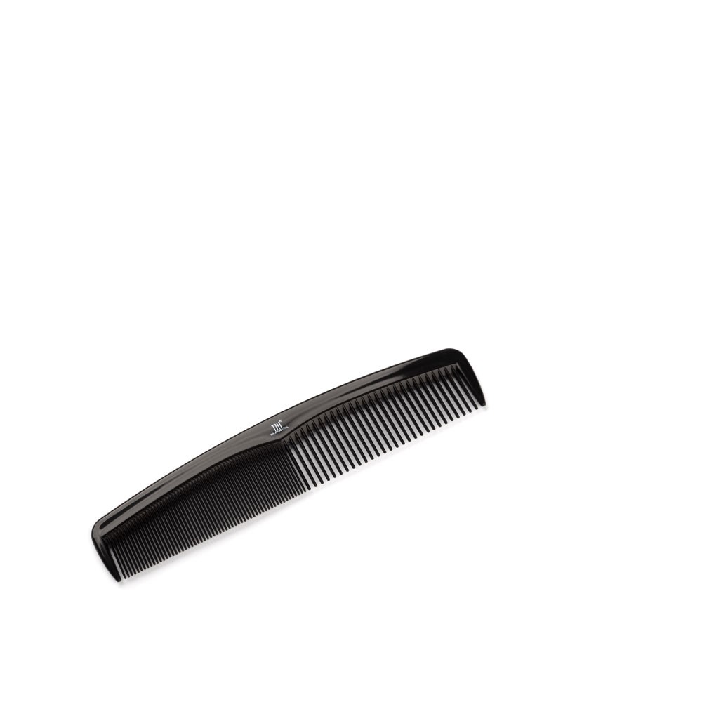 Tnl, расчёска для стрижек комбинированная (180 мм, черная)