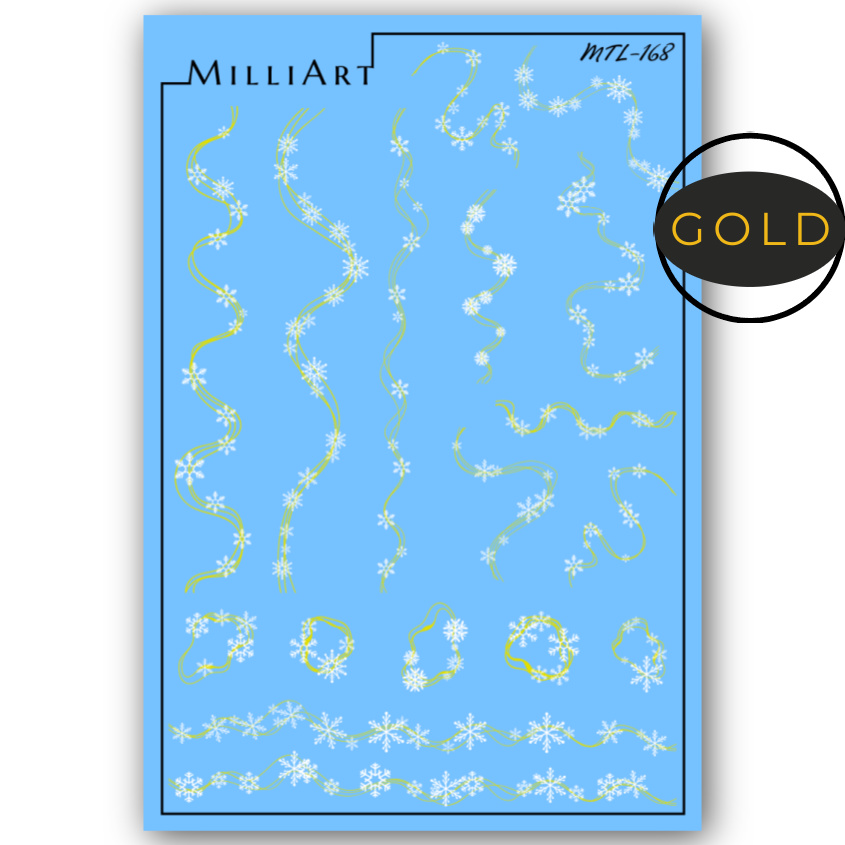 Anna Tkacheva, слайдер-дизайн MilliArt металлик MTL-168 Anna Tkacheva, слайдер-дизайн MilliArt металлик MTL-168